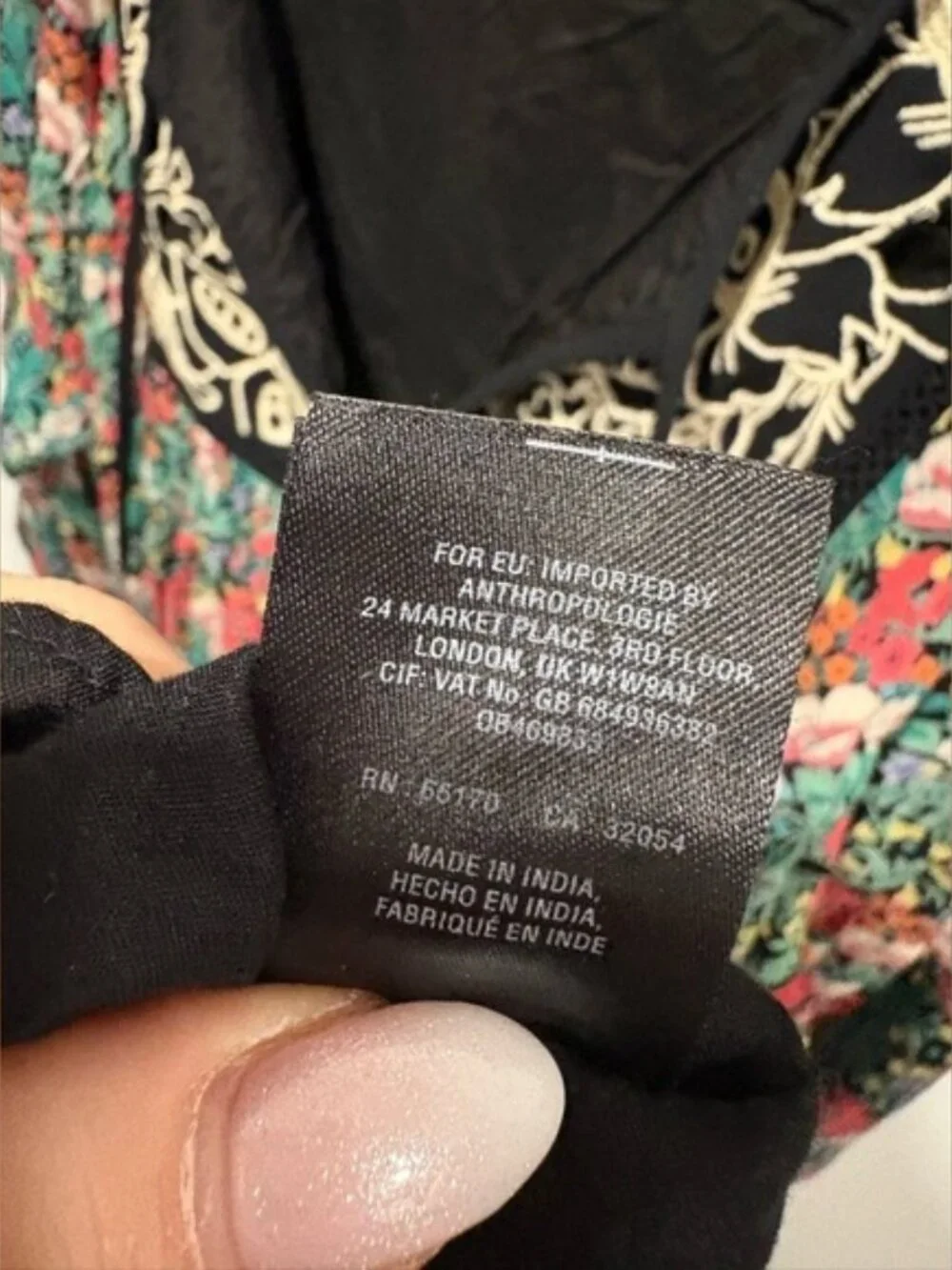 ANTHROPOLOGIE - Floreat- Ottava Peasant Dress, Size Small - Picture 7 of 11